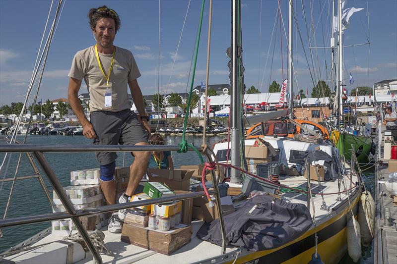 Francesco Cappelletti, the 40-year old professional sailor from Pisa will miss the start of the Golden Globe Race on Sunday July 1st. Late preparations means that he has until Noon on Saturday 7th to complete his solo trials and safety checks - photo © Tim Bishop / PPL / GGR