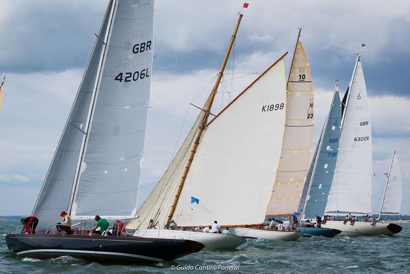 Whisper of Lymington on day 4 at Panerai British Classic Week photo copyright Guido Cantini / www.SeaSee.com taken at British Classic Yacht Club and featuring the Classic Yachts class
