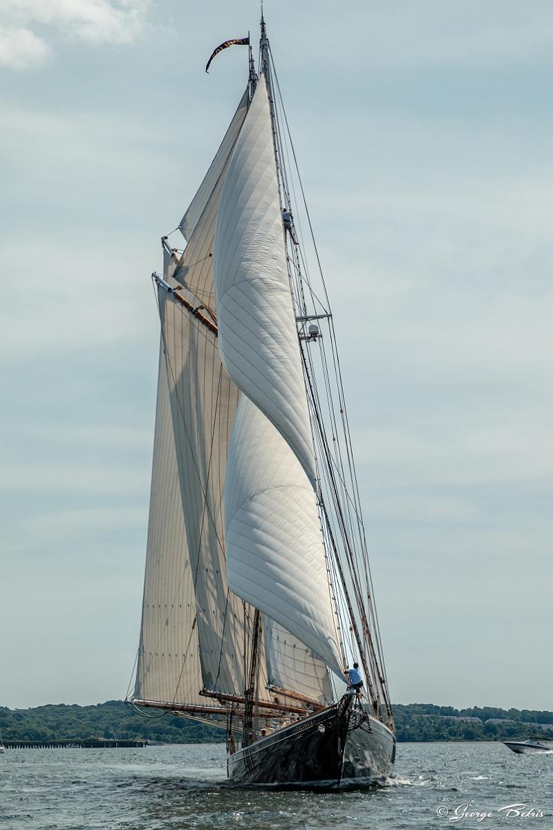 2018 Panerai Classic Yacht Distance Race photo copyright George Bekris / www.georgebekris.com taken at  and featuring the Classic Yachts class