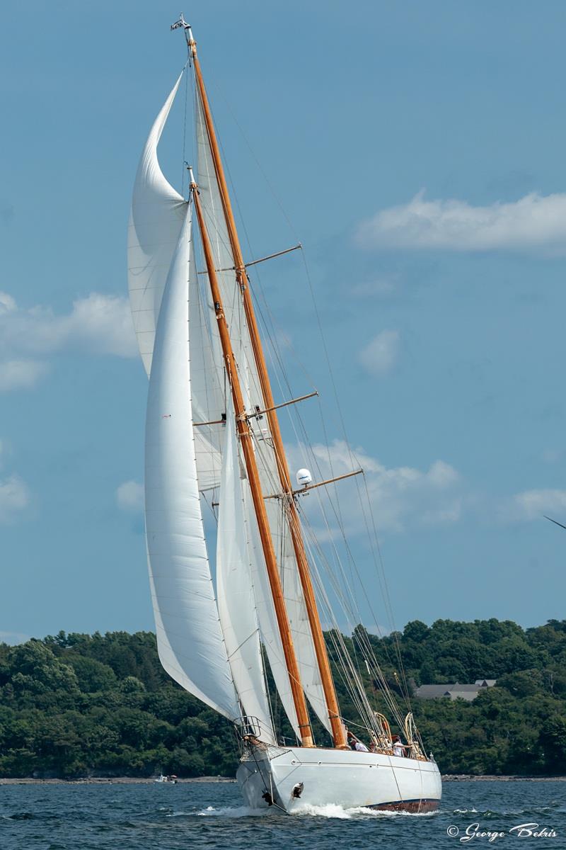 2018 Panerai Classic Yacht Distance Race photo copyright George Bekris / www.georgebekris.com taken at  and featuring the Classic Yachts class