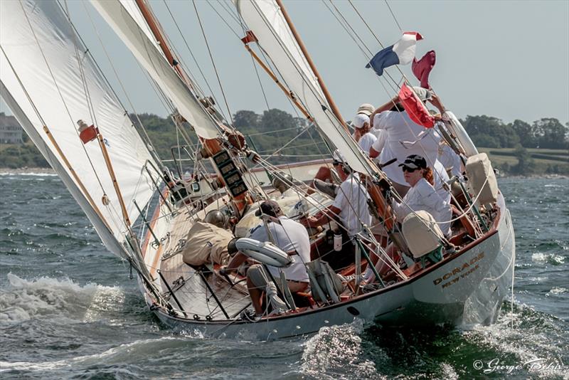 Dorade 2 - Newport Classic Regatta 2018 photo copyright George Bekris / www.georgebekris.com taken at  and featuring the Classic Yachts class