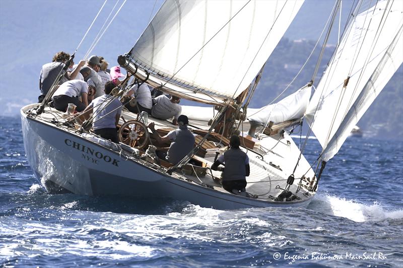 Regates Royales from Cannes - September 28, 2018 photo copyright Eugenia Bakunov taken at Yacht Club de Cannes and featuring the Classic Yachts class