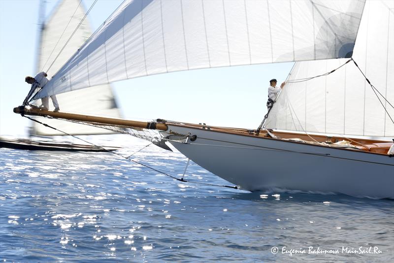 Regates Royales from Cannes - September 28, 2018 photo copyright Eugenia Bakunov taken at Yacht Club de Cannes and featuring the Classic Yachts class