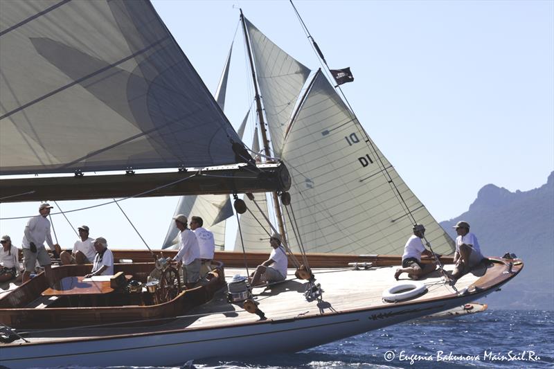 Regates Royales from Cannes - September 28, 2018 photo copyright Eugenia Bakunov taken at Yacht Club de Cannes and featuring the Classic Yachts class