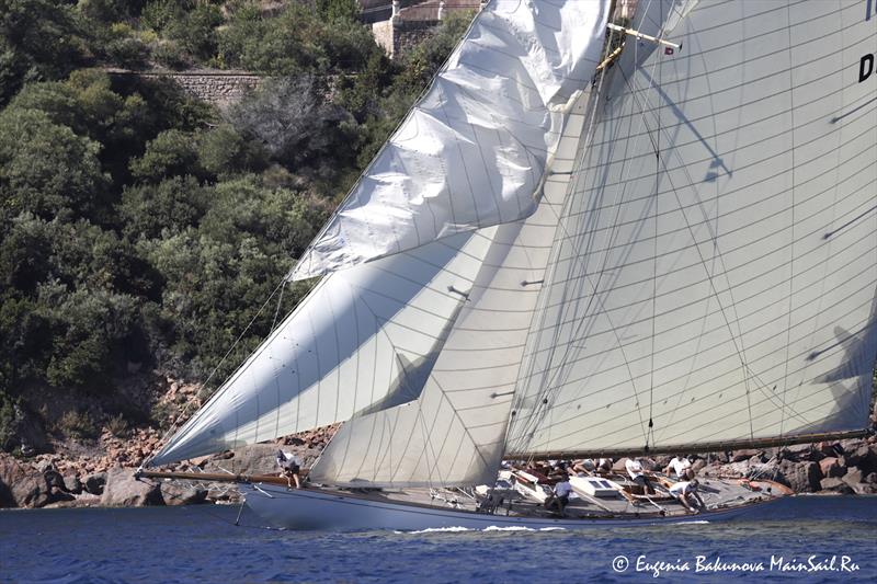 Regates Royales from Cannes - September 28, 2018 photo copyright Eugenia Bakunov taken at Yacht Club de Cannes and featuring the Classic Yachts class