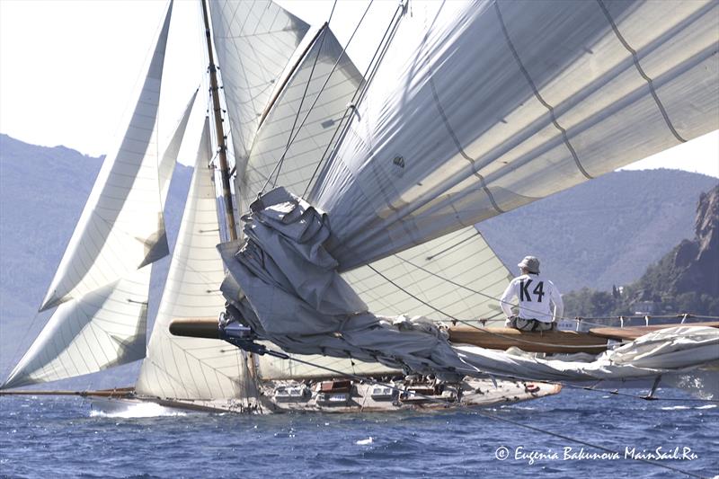 Regates Royales from Cannes - September 28, 2018 photo copyright Eugenia Bakunov taken at Yacht Club de Cannes and featuring the Classic Yachts class