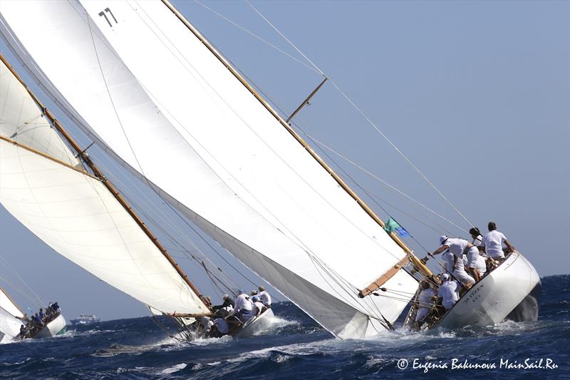 Regates Royales from Cannes - September 28, 2018 photo copyright Eugenia Bakunov taken at Yacht Club de Cannes and featuring the Classic Yachts class