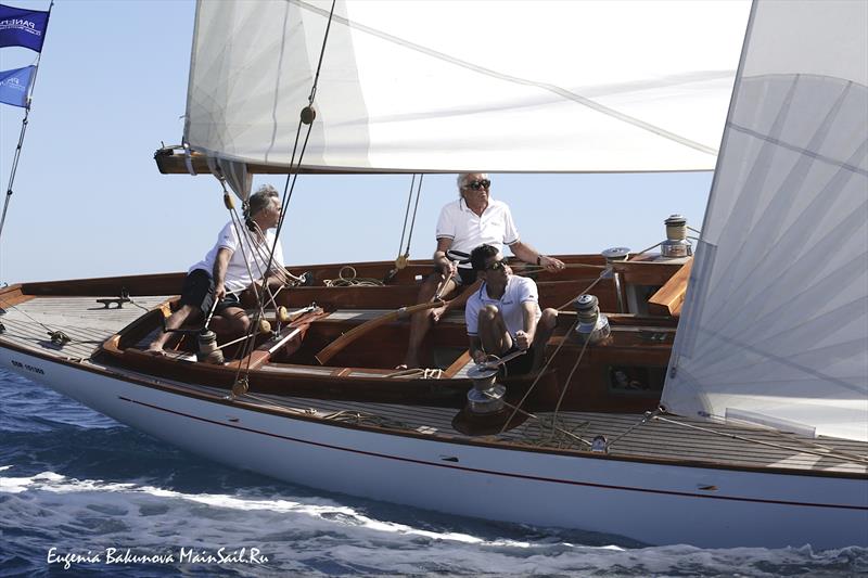 Regates Royales from Cannes - September 28, 2018 photo copyright Eugenia Bakunov taken at Yacht Club de Cannes and featuring the Classic Yachts class