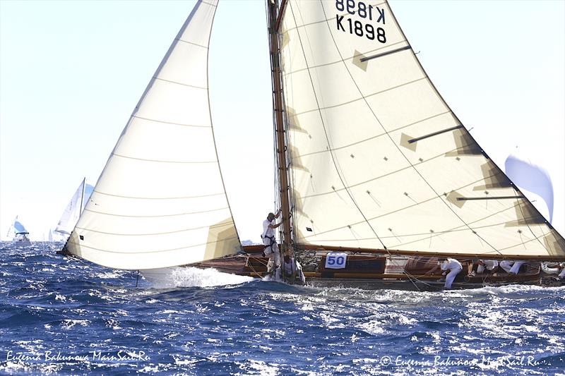 Regates Royales from Cannes - September 28, 2018 photo copyright Eugenia Bakunov taken at Yacht Club de Cannes and featuring the Classic Yachts class