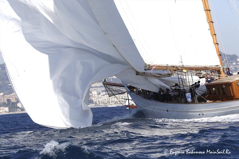 Regates Royales from Cannes - September 28, 2018 photo copyright Eugenia Bakunov taken at Yacht Club de Cannes and featuring the Classic Yachts class