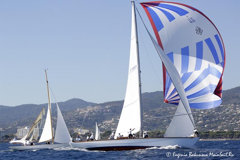 Regates Royales from Cannes - September 28, 2018 photo copyright Eugenia Bakunov taken at Yacht Club de Cannes and featuring the Classic Yachts class