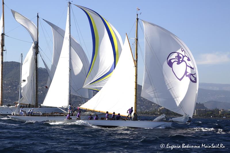 Regates Royales from Cannes - September 28, 2018 photo copyright Eugenia Bakunov taken at  and featuring the Classic Yachts class