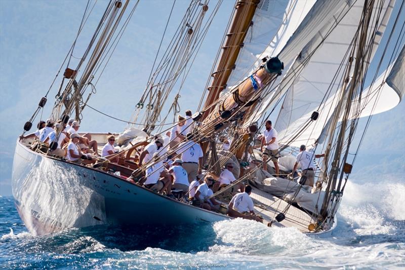 Elena of London - Régates Royales Cannes - Trophée Panerai photo copyright Guido Cantini / Panerai taken at Yacht Club de Cannes and featuring the Classic Yachts class