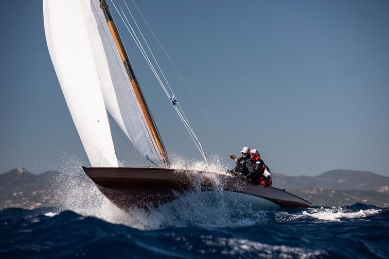 Tilly XV 2018 Winner racing in Saint Tropez photo copyright Jürg Kaufmann taken at Gstaad Yacht Club and featuring the Classic Yachts class