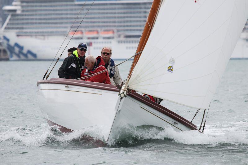 Eliza skippered by Tony Hoppe on day 1 of the 12th Classic Yacht Cup Regatta photo copyright Alex McKinnon Photography taken at Royal Yacht Club of Victoria and featuring the Classic Yachts class