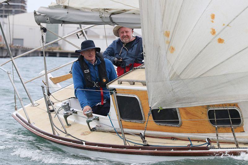 Jedda skippered by Dave Baskett (with Don Robertson of NZL) on day 1 of the 12th Classic Yacht Cup Regatta - photo © Alex McKinnon Photography