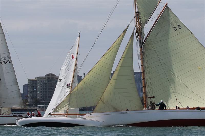 Moments before a really good day turns really bad photo copyright Alex McKinnon Photography taken at Royal Yacht Club of Victoria and featuring the Classic Yachts class