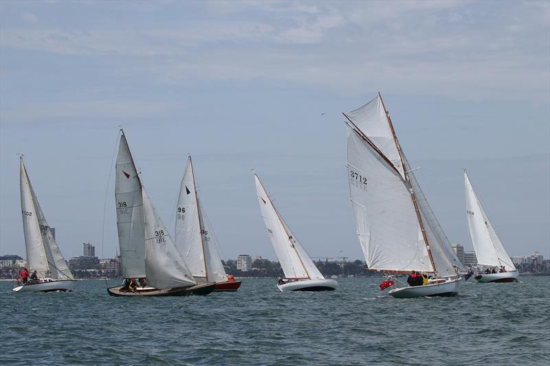 The start of the second race came with sunshine and a little more breeze to help everyone along photo copyright Alex McKinnon Photography taken at Royal Yacht Club of Victoria and featuring the Classic Yachts class