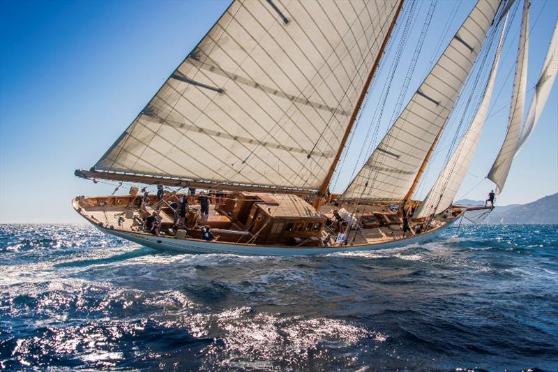 Naema, the 2013-built replica of an Alfred Mylne design.  - photo © Francesco e Roberta Rastrelli / Blue Passion 2018