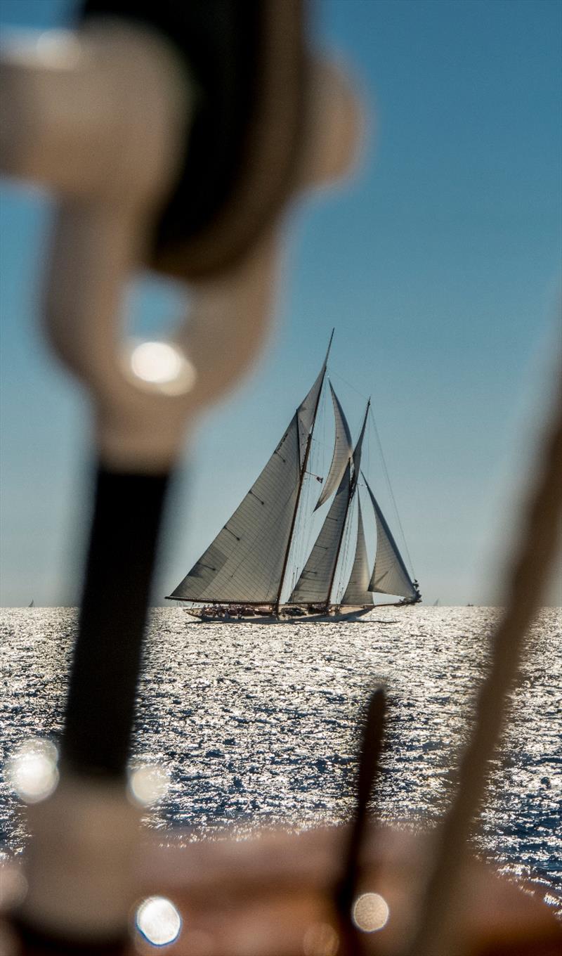 Elena of London (a 2009-built replica of a 1910 Nathanael Herreshoff design) photo copyright Francesco e Roberta Rastrelli / Blue Passion 2018 taken at Yacht Club Capri and featuring the Classic Yachts class