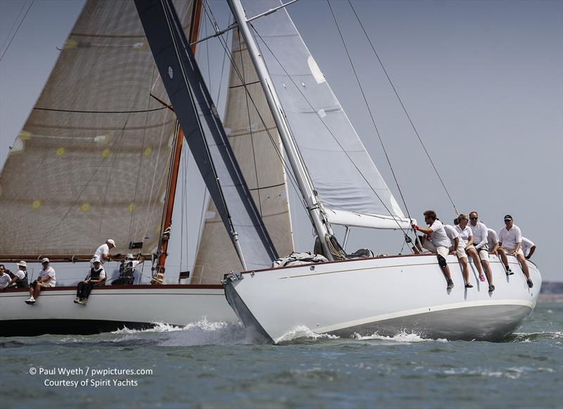 The 2019 Hamble Classics Regatta has 'Big Classic Friday' added to the weekend programme photo copyright Paul Wyeth / www.pwpictures.com taken at Royal Air Force Yacht Club and featuring the Classic Yachts class