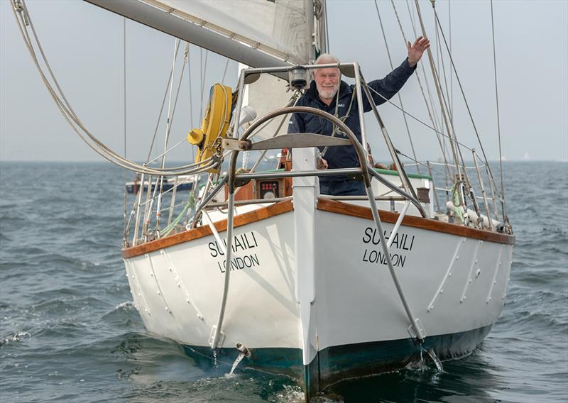 Sir Robin Knox-Johnston celebrates his 50th anniversary of becoming the first person to sail solo and non-stop around the world - photo © Shaun Roster