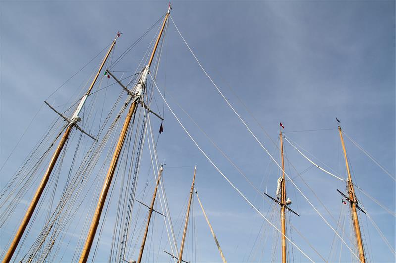 All four boats competing are twin mast schooners photo copyright James Boyd / www.sailingintelligence.com taken at Yacht Club Capri and featuring the Classic Yachts class