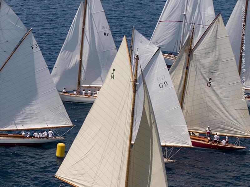 Day 2 - 2019 Argentario Sailing Week photo copyright Taccola Lanfrancotti taken at Yacht Club Santo Stefano and featuring the Classic Yachts class