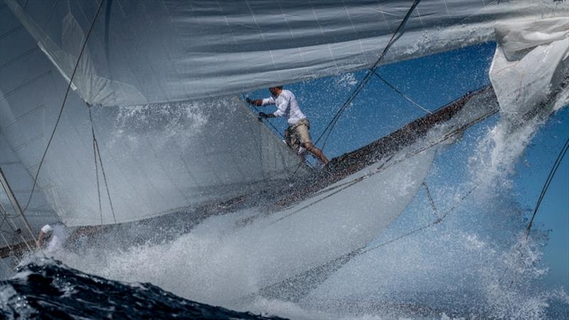 Intense racing in Saint Tropez at the 2018 Gstaad YC Centenary Trophy - photo © Juerg Kaufmann / www.go4image.com 
