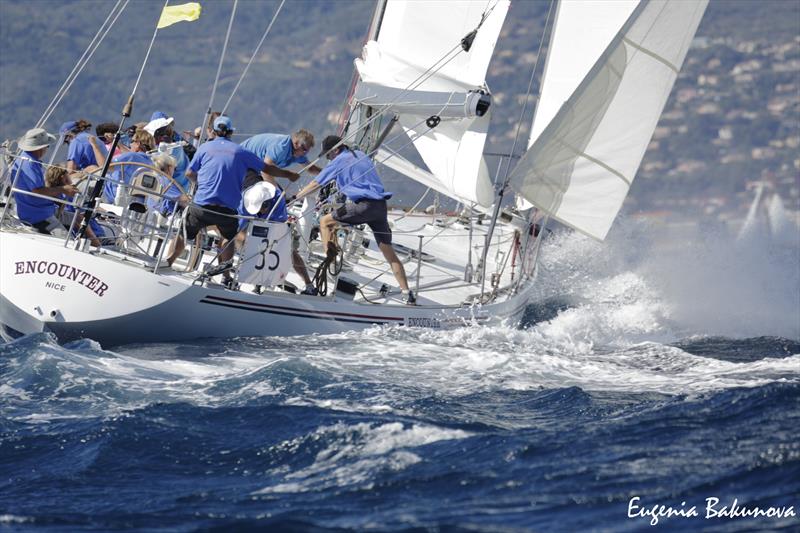 Final day of  Classic Yachts participating in the  Regates Royales Cannes, September 2019 photo copyright Eugenia Bakunova / www.mainsail.ru taken at Yacht Club de Cannes and featuring the Classic Yachts class