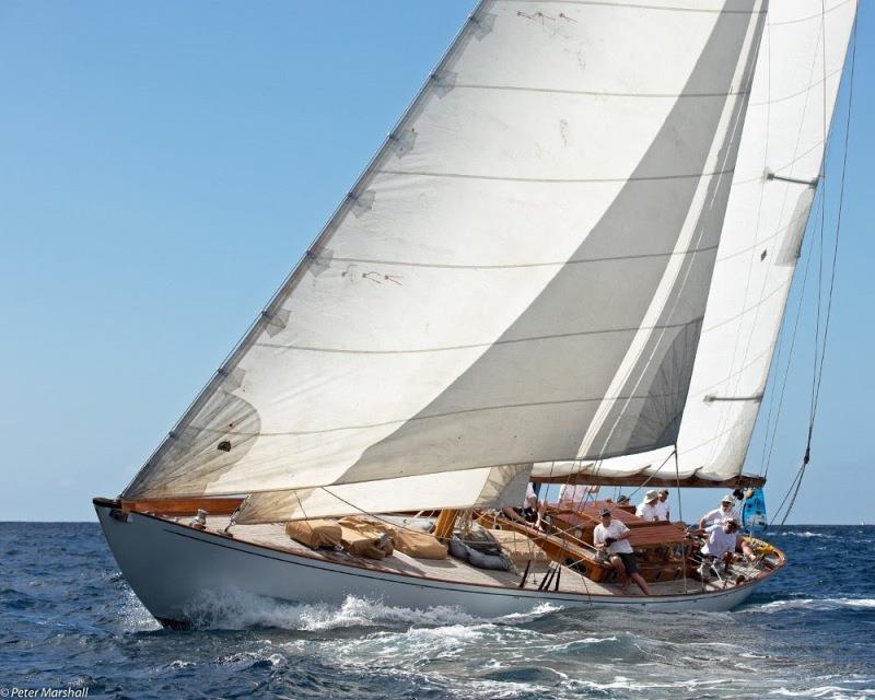 The Blue Peter – a regular visitor to Barbados Sailing Week photo copyright Peter Marshall taken at Barbados Cruising Club and featuring the Classic Yachts class