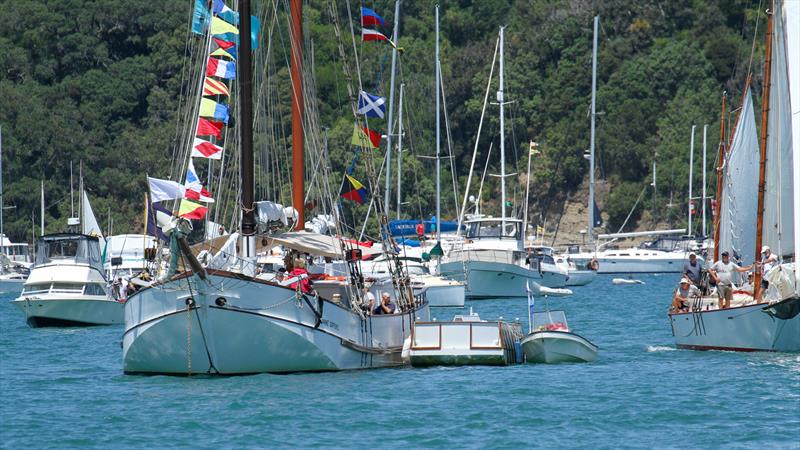 Jane Gifford - start vessel- 2020 Mahurangi Regatta - Mahurangi Cruising Club - January 25, 2020 - photo © Richard Gladwell / Sail-World.com