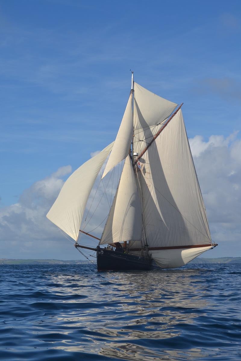 Olga, built in Porthleven in 1909 - photo © Falmouth Classics Association