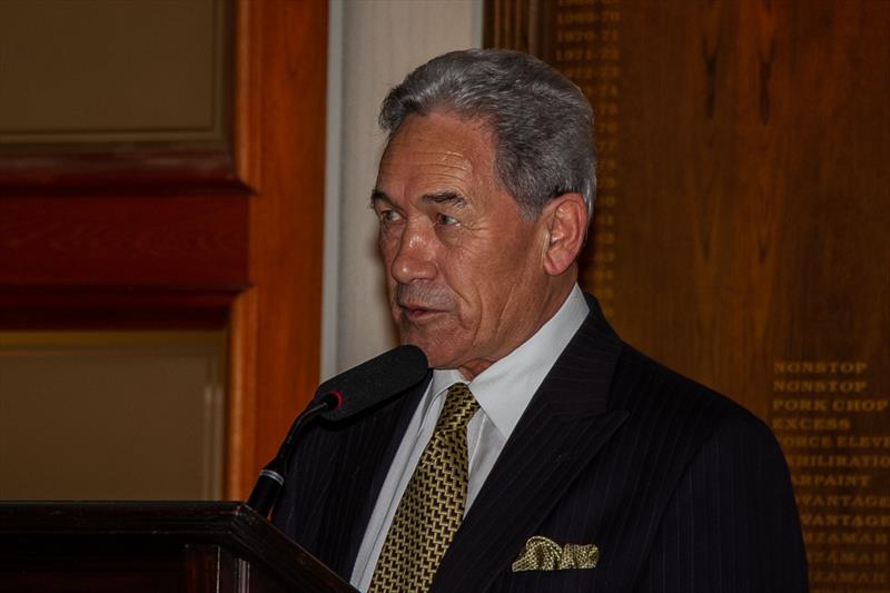The Deputy Prime Minister of NZ - the Rt Hon Winston Peters - Royal New Zealand Yacht Squadron - July 19, 2020 photo copyright Richard Gladwell / Sail-World.com taken at Royal New Zealand Yacht Squadron and featuring the Classic Yachts class