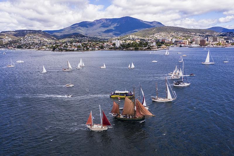 Parade of Sail photo copyright Stuart Gibson taken at  and featuring the Classic Yachts class