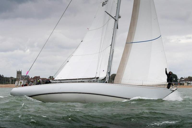 Chris Cecil-Wright's Nicholson 55 Eager, skippered by Richard Powell. Eager was the first Nicholson 55 launched when she was famously the Lloyd's of London Yacht Club's Lutine - photo © Martin Allen / pwpictures.com