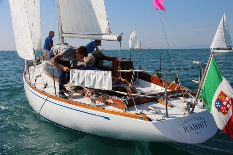 Caligu Terzo - Rabbit (1965) enjoys the Viareggio Historical Sails Meeting - photo © P. Maccione