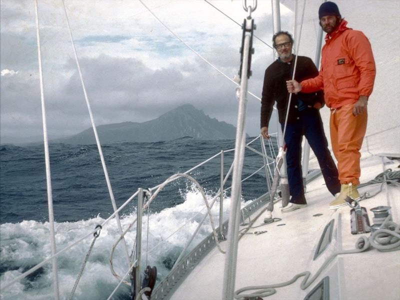Sayula II, rounding Cape Horn, during the Whitbread Round the World Race 1973-74 photo copyright Bernardo Arsuaga Private collection  taken at  and featuring the Classic Yachts class