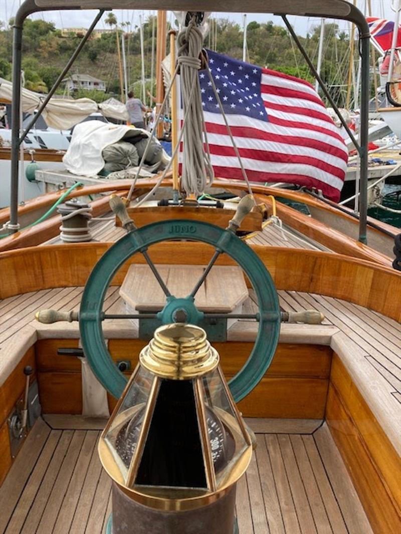 Ticonderoga, 1936 Herreshoff ketch was the overall winner of the Locman watch photo copyright Antigua Classic Yacht Regatta taken at Antigua Yacht Club and featuring the Classic Yachts class