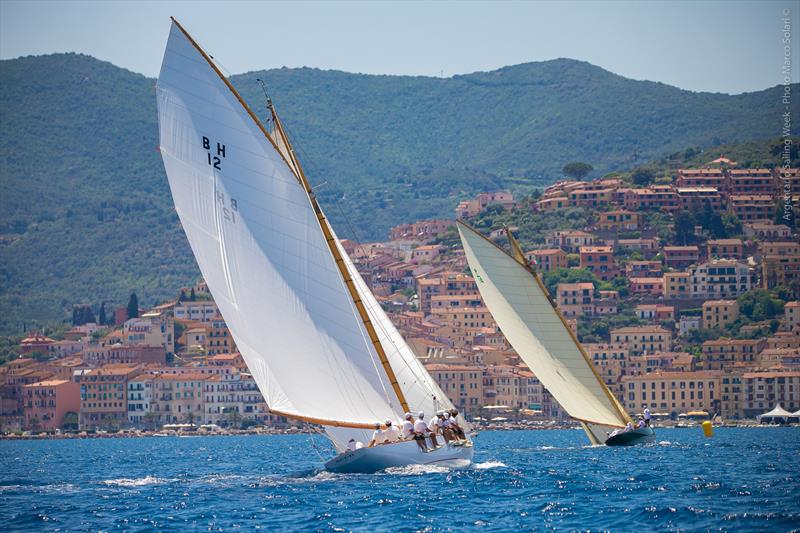 2022 Argentario Sailing Week, day 1 photo copyright Marco Solari taken at Yacht Club Santo Stefano and featuring the Classic Yachts class