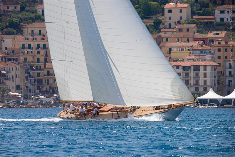 Rowdy - 2022 Argentario Sailing Week, day 3 photo copyright Marco Solari taken at Yacht Club Santo Stefano and featuring the Classic Yachts class
