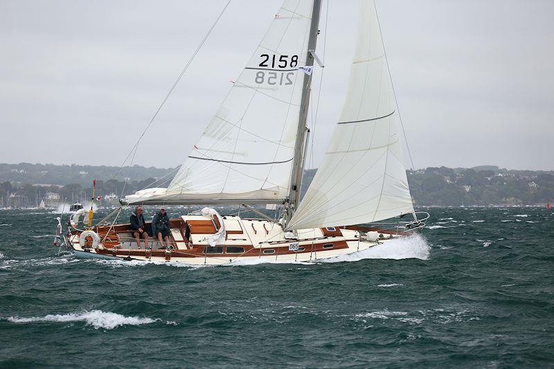 Blue Saluki photo copyright Nigel Sharp taken at Port of Falmouth Sailing Association and featuring the Classic Yachts class