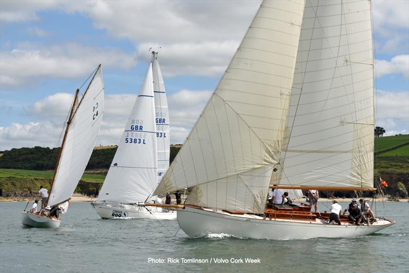 Terry Birles' Fred Shepherd sloop Erin dates back to 1912 - Day 3 of Volvo Cork Week 2022 photo copyright Rick Tomlinson / Volvo Cork Week taken at Royal Cork Yacht Club and featuring the Classic Yachts class