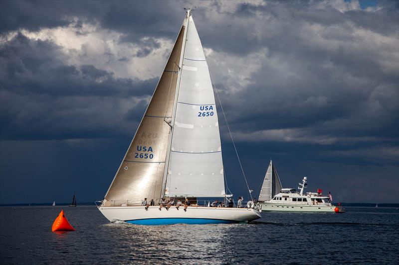 Racecourse action at the Camden Classic Cup  photo copyright Alison Langley www.langleyphoto.com taken at New England Sailing Club and featuring the Classic Yachts class