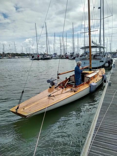 Uffa Fox design classic yacht Vigilant  photo copyright Oliver Dewar taken at  and featuring the Classic Yachts class