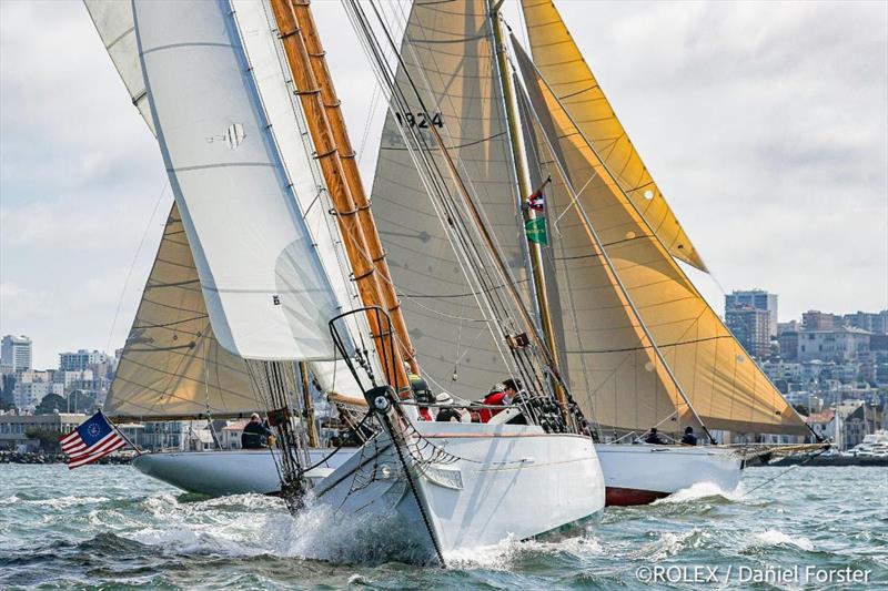 Day 1 of the Rolex Big Boat Series in San Francisco photo copyright Daniel Forster / Rolex taken at St. Francis Yacht Club and featuring the Classic Yachts class