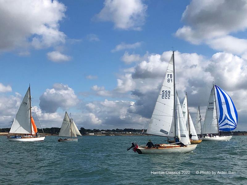 Hamble Classics Regatta 2022 photo copyright Aiden Barr taken at Royal Air Force Yacht Club and featuring the Classic Yachts class