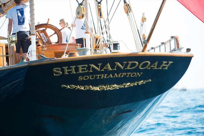 The imposing schooner Shenandoah of Sark photo copyright Juerg Kaufmann / GYC taken at Gstaad Yacht Club and featuring the Classic Yachts class