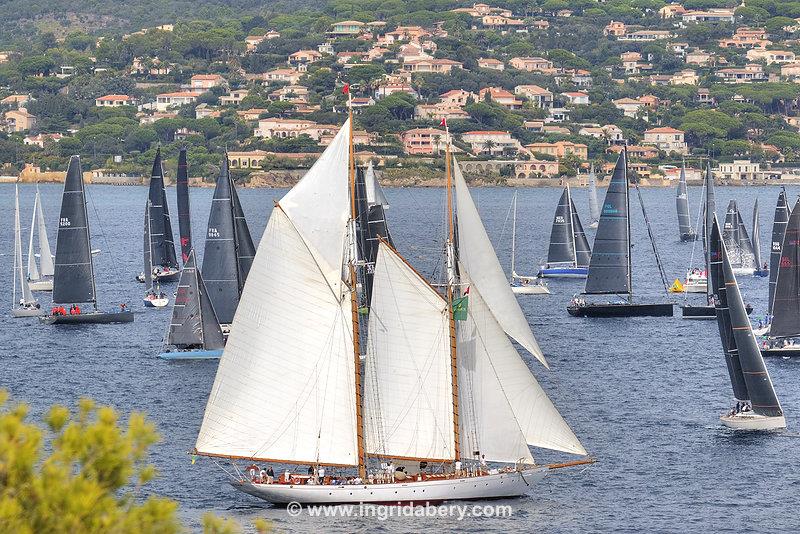 Les Voiles de Saint-Tropez day 5 photo copyright Ingrid Abery / www.ingridabery.com taken at Société Nautique de Saint-Tropez and featuring the Classic Yachts class