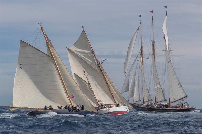 Les Voiles de Saint-Tropez day 7 photo copyright Gilles Martin-Raget / www.martin-raget.com taken at Société Nautique de Saint-Tropez and featuring the Classic Yachts class